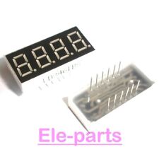 5 Pcs 4 Digits 036red Dip 7 Segment Led Display Common Anode Ld 3461bs New