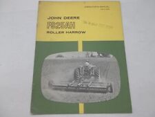 Operators Manual For John Deere F925ah Roller Harrow
