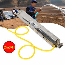 Deep Well Submersible Pump Solar Water Pump Dc 12v18v 110w Stainless Steel Pump