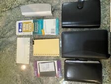 Lot Of 3 Day Timerrunner Organizerplanners 6 Ring Binders Withaccessories