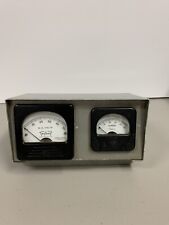 Triplet 50v Dc Amp Simpson 50a Dc Panel Meter In Case Vintage