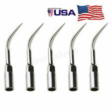 5x Dental Ultrasonic Scaling Tips Fit For Woodpecker Ems Scaler Cavitron G4 Tip