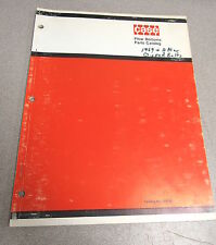 Case Moldboard Plow Bottoms Parts Catalog Manual A1146 1971