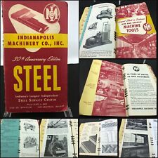 1959 1960 Steel Catalog By Indianapolis Machinery Co Beams Plates Bars Charts