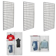 Display Grid Rack 3 Pack 6 Ft Panel Retail Metal Stand Wall Store Art Organizer