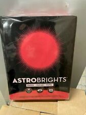 Astrobrights Premium Color Paper 8 12 X 11 Inches Re Entry Red 5 Packs