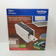 Brother Portable Label Amp Barcode Thermal Usb Printer With Auto Cutter Pt 2430pc