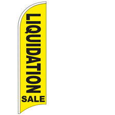 Liquidation Sale Windless Swooper Flag 25x115 Ft Feather Banner Sign Yb