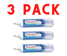 Pentel Presto Jumbo Fine Point Correction Pen White Out Metal Tip New 3 Pack