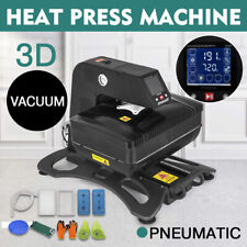 Auto Open Pneumatic 3d Sublimation Vacuum Heat Press Machine 110v T Shirts Cup