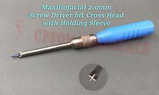 Maxillofacial 20mm Screw Driver Cross Head Self Holding Orthopedic Instrument