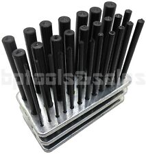 28pc Center Punch Transfer Punch Set Steel Machinist Thread Tool Kit Metal Stand