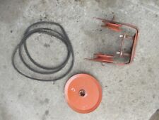 Allis Chalmers C Ac Tractor Rear Mower Pulley Hitch Bracket Belt Amp Drive Pulley