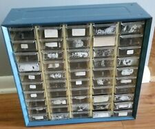 Vintage Akro Mils 50 Drawer Metal Parts Cabinet Lot 3