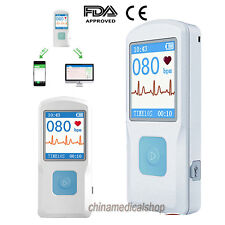 Handheld Portable Ecgekg Machine Electrocardiogram Heart Beat Monitor Usb Fda