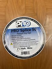 Pro Splice 50 Premium Vinyl 2 X 36yds Splicing Tape White