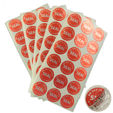 300pcs Red Security Seal Tamper Proof Sticker Warranty Void Label 1 Inch