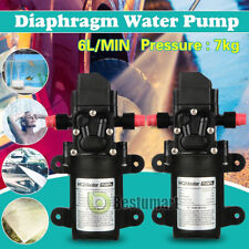 2x12v Water Pump Diaphragm Self Priming Sprayer Auto Switch For Rv Camper Marine