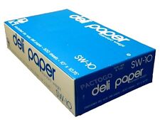 10 X 1075 Dry Waxed Deli Paper Pop Up Sandwich Food Wrap Sheets 500 Pack