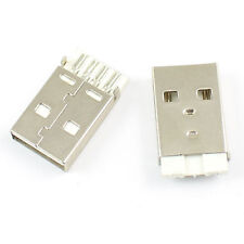 20pcs Usb 20 Male Type A 4 Pin Solder Plug Connector For Diy