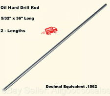 2 532 Drill Rods 36 Long Oil Hard Steel Grade O1 Decimal Equivalent 1562