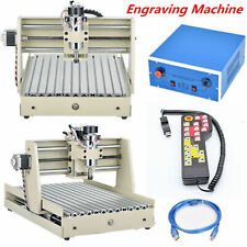 Usb 3 Axis Cnc 3040 Router Engraver Milling Drill Cutting Machine 400whandwheel