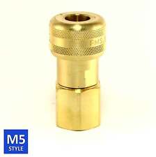 Foster 5 Series Brass Quick Coupler 12 Body 34 Npt Air Hose And Water Fittings