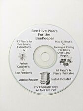 42 Bee Hive Plans For The Bee Keeper Hivesextractorsfeeders Bonus On Cdpdf