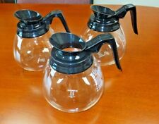 3 Coffee Potdecantercarafe Black 64 Oz For Commercial Bunn Machines New