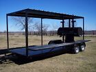 New Bbq Pit Smoker Charcoal Grill Concession Trailer