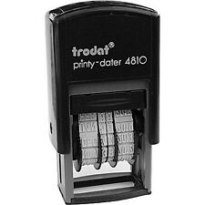 Trodat 4810 Printy Dater Mini Self Inking Date Stamp 4mm Red Ink 2021