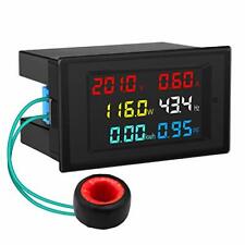 Ac Display Meter Drok 80 300v 100a Voltage Current Power Factor Frequency Ele