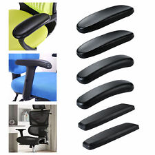 2x Comfort Desk Chair Armrest Pads Anti Slip Bottom Cover Cushions Arm Rest