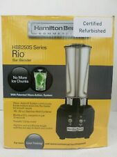 Hamilton Beach Commercial Rio Bar Blender Wave Action Stainless Hbb250s Free Shi
