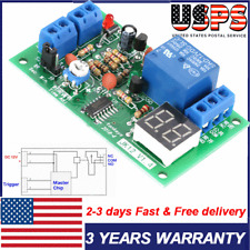Led Display Countdown Timing Timer Delay Turn Off Relay Switch Module Dc 12v Usa