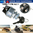 Universal Ignition Key Starter Switch With 2 Keys For Car Tractor Trailer New