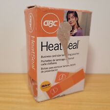 Gbc Heatseal Business Card Laminating Pouches 80 Count New 2 316x3 1116 51005