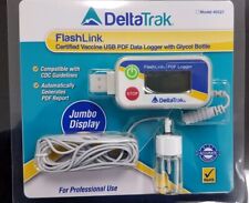 Deltatrak Flashlink Vaccine Temperature Data Logger Glycol Sensor Model 40527