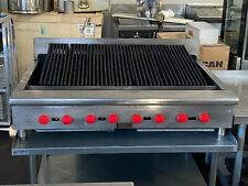 Wolf Acb47 N Natural Gas 46 78 Countertop Achiever Charbroiler W Cast Iron