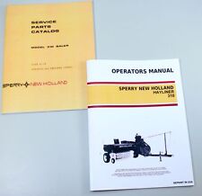 Set Sperry New Holland 310 Hayliner Baler Owners Operators Parts Manual Catalog