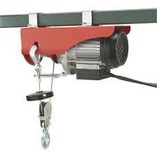 220 Lb 440 Lb Electric Wire Rope Cable Hoist Lifting Pulley And Sheaves 510 W