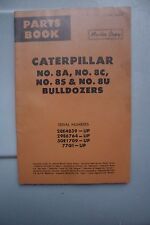 8a 8c 8s 8u Caterpillar Parts Manual Book Bulldozer Tractor 1965 Edition