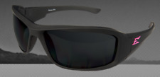 Edge Xb136 E6 Black Brazeau Torque Safety Glasses Non Polarized Smoke Lens Pink