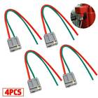 4 Pieces Hei Distributor Pigtail Harness Dual Connectors 12v Power Tach 170072