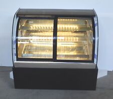 220v Commercial Curved Countertop Refrigerated Cake Bakery Display Case Cabinet
