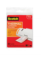 Scotch Thermal Laminating Pouches 5 Mil Thick For Extra Protection Quality X