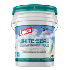 5 Gal White Seal Plus Reflective Roof Coating Waterproof Acrylic Sealer Wall