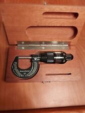 Brown Amp Sharpe No 10 Digit Mike Micrometer 0 1 With Case Usa Error Amp Used