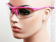 Erb Ella Af Hot Pink Anti Fog Clear Safety Glasses Womens Motorcycle Z87