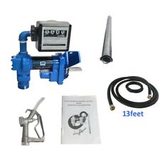 20gpm 12v Dc Gasoline Fuel Petrol Diesel Transfer Pump Kit With Nozzle And Meter